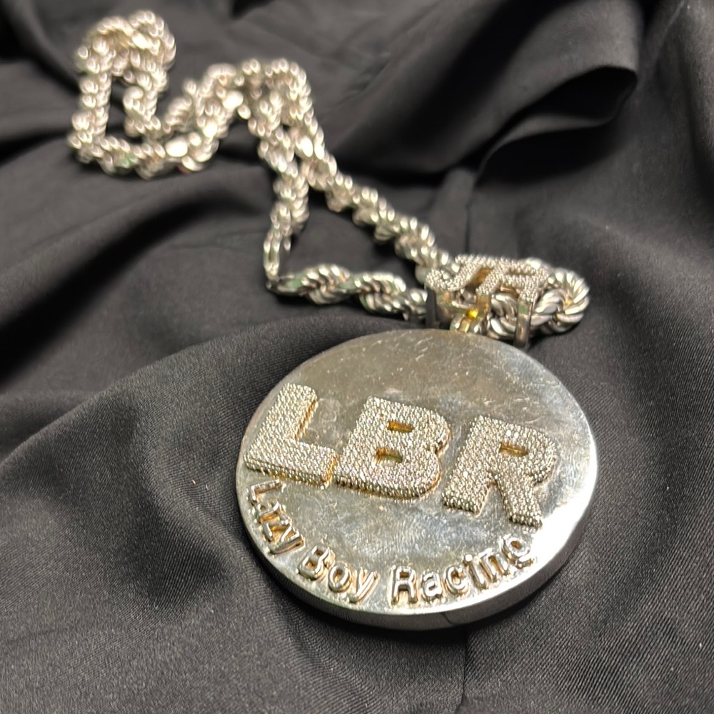 LBR Pendant Necklace with Silver Chain